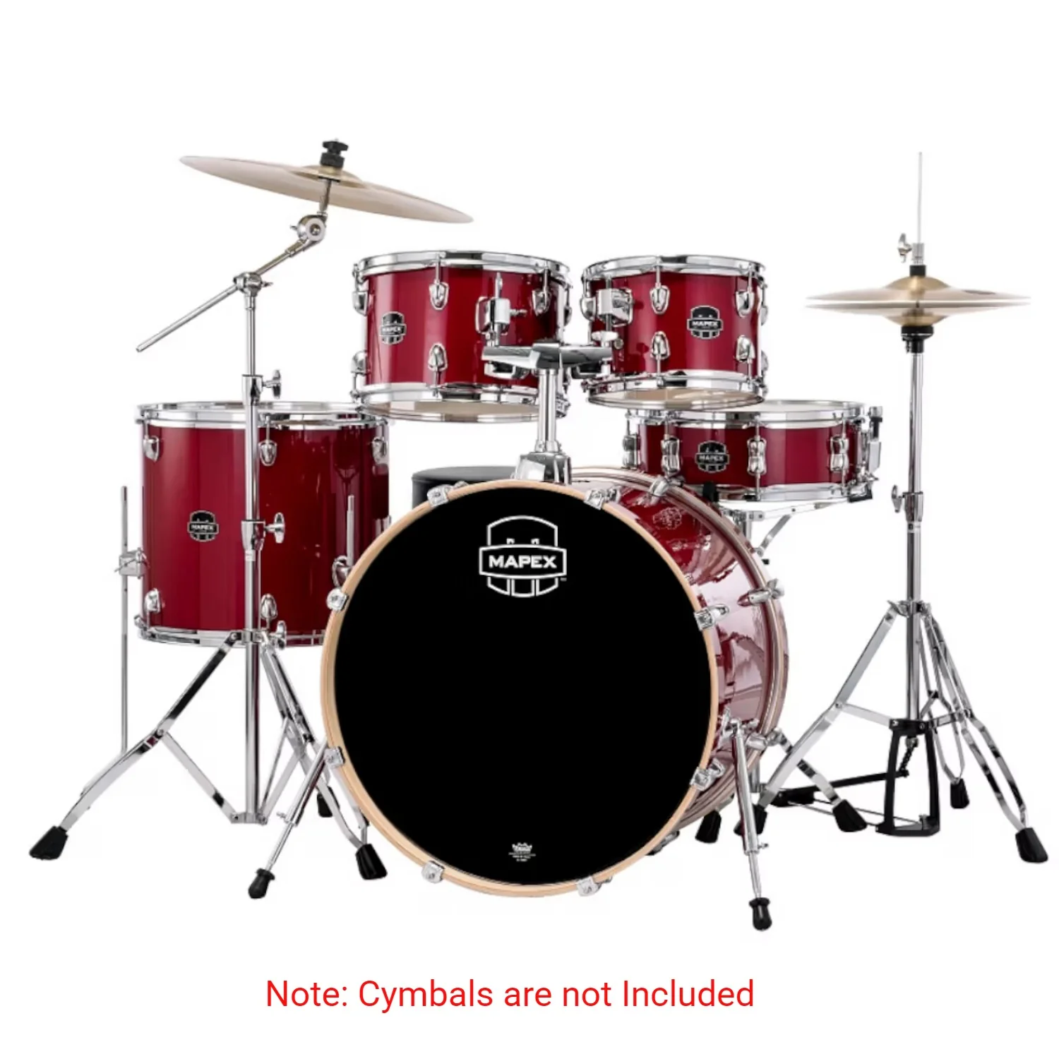 Mapex Venus 5Piece Jazz Acoustic Drum Set with Hardware & Throne - Image 2