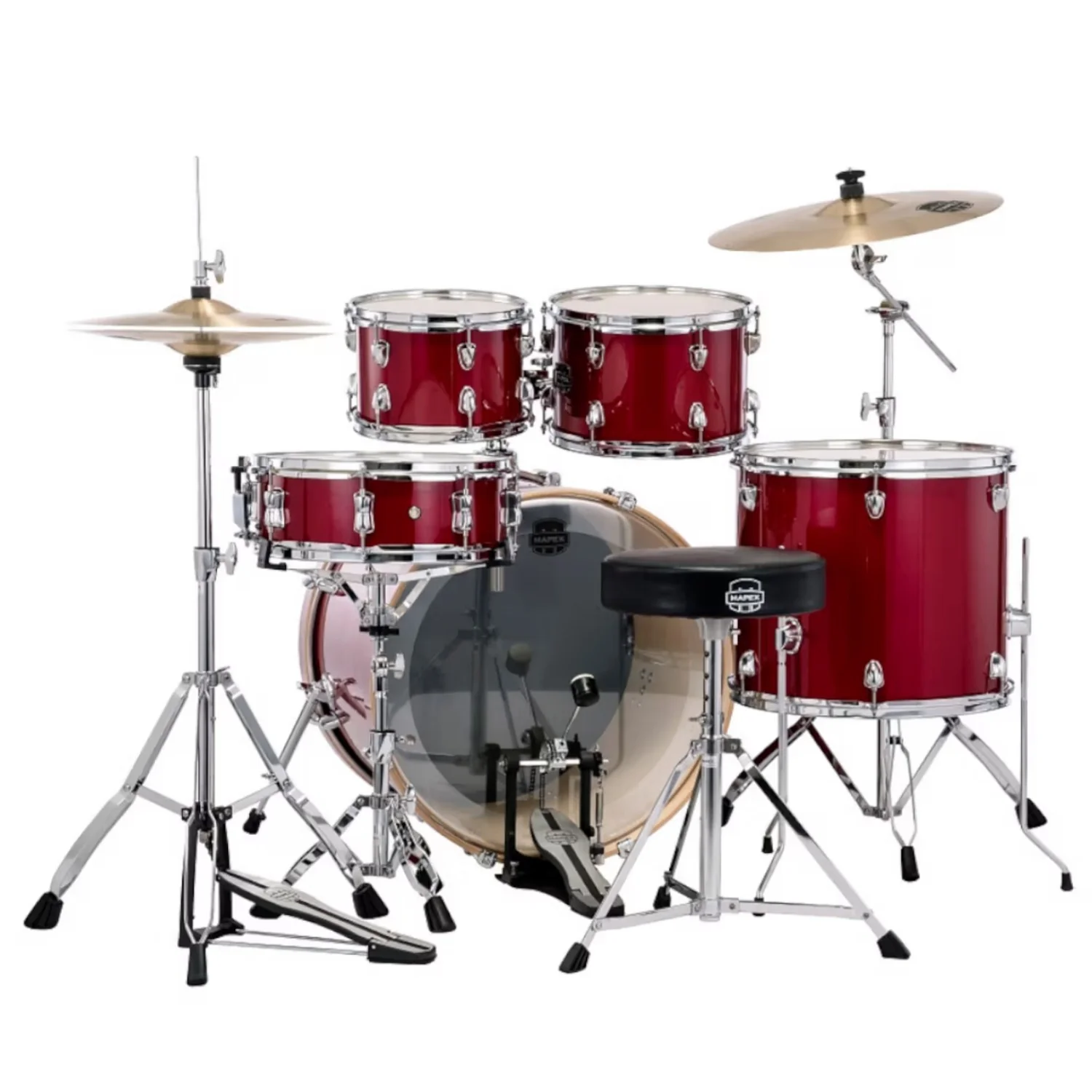 Mapex Venus 5Piece Jazz Acoustic Drum Set with Hardware & Throne - Image 3