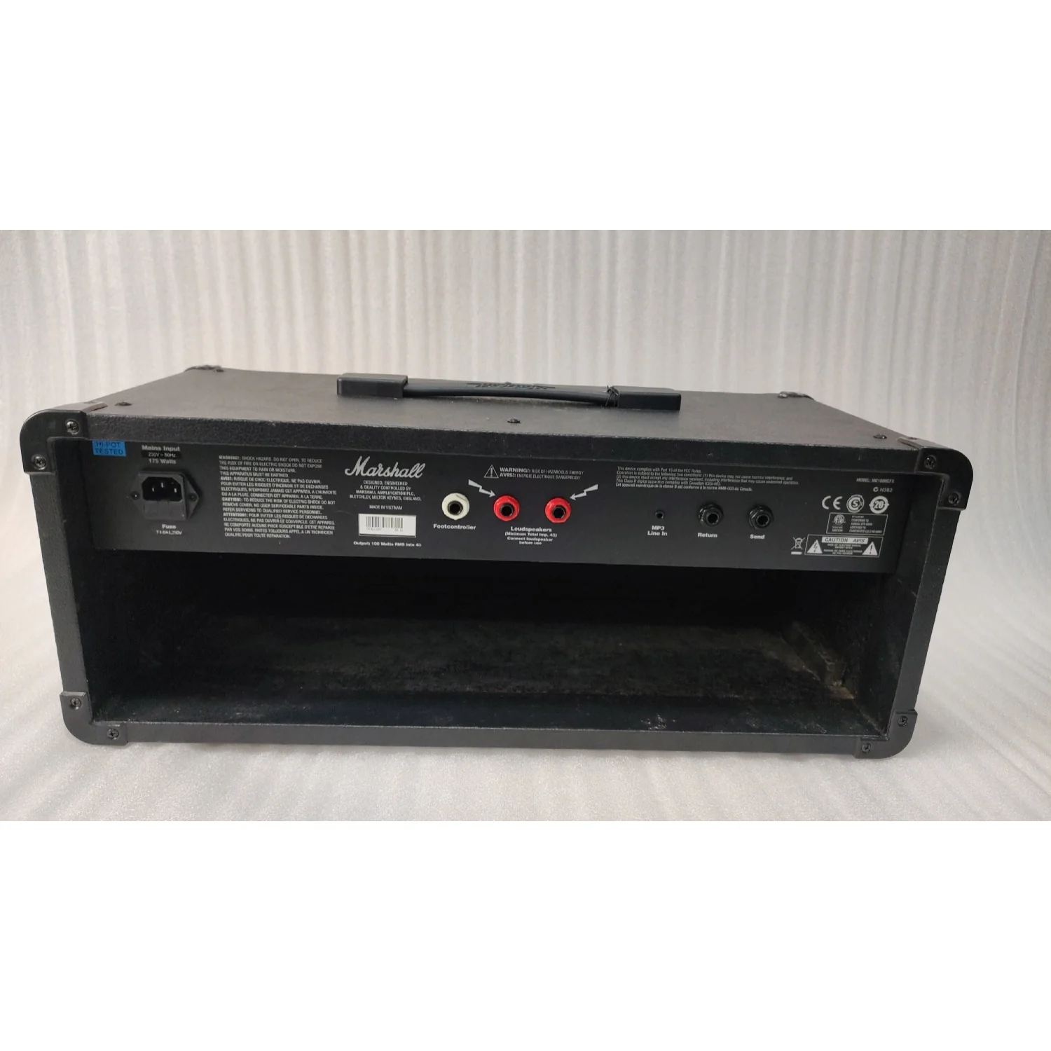 Marshall MG4 Series MG100HFX 100W Guitar Amplifier Head - Open Box - Image 6