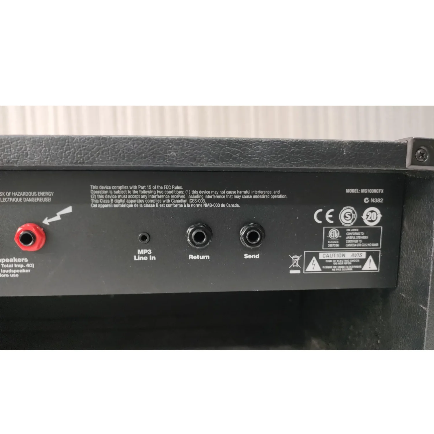 Marshall MG4 Series MG100HFX 100W Guitar Amplifier Head - Open Box - Image 8