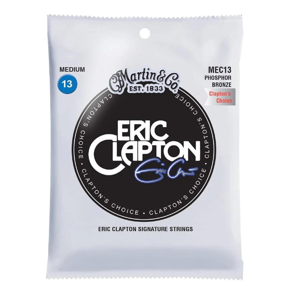 Martin MEC13 Medium Acoustic Guitar Strings - Phosphor Bronze - 0.013-0.017
