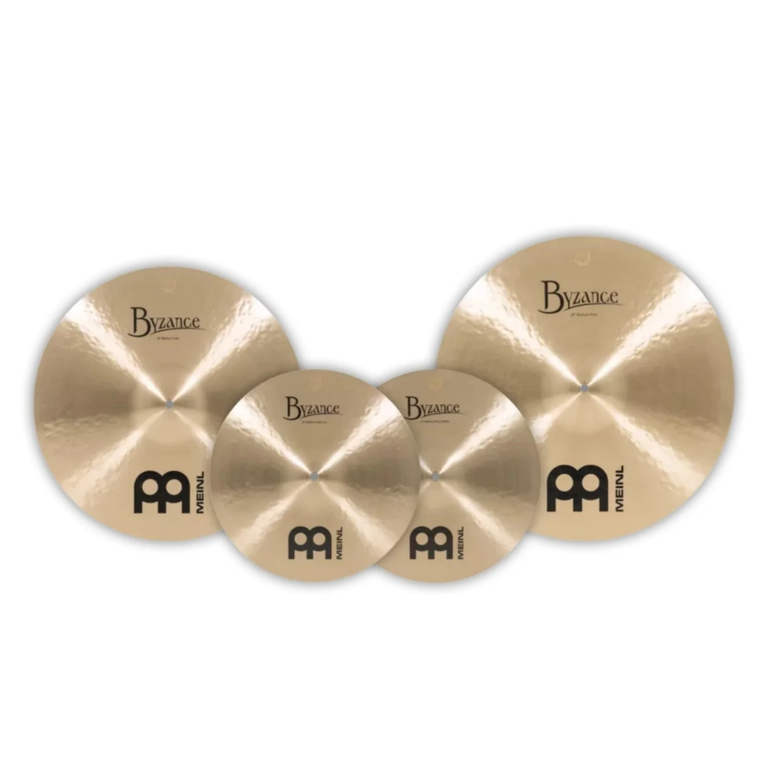 Meinl BT-CS1 14",18",20" Byzance Traditional Cymbal Set - Pack of 4 - Image 2