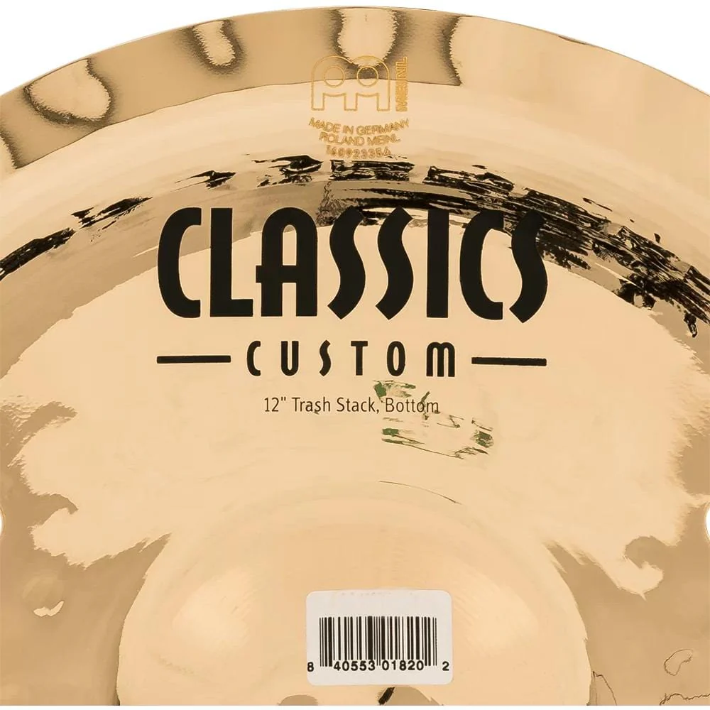 Meinl CC12STK Classics Custom 12inch Trash Stack Brilliant Cymbal - Image 10