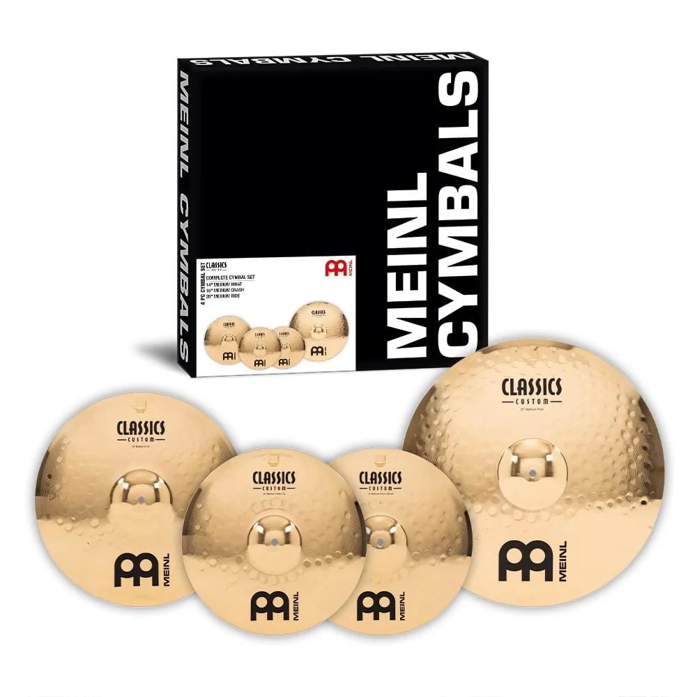 Meinl CC141620 Classics Custom Brilliant Cymbal Set