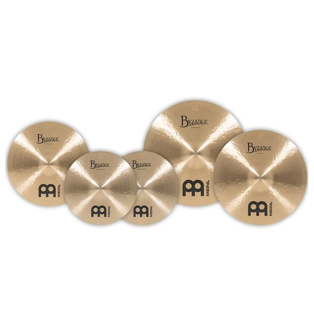 Meinl Cymbals BT-14161820 Byzance Traditional 5 Cymbal Pack