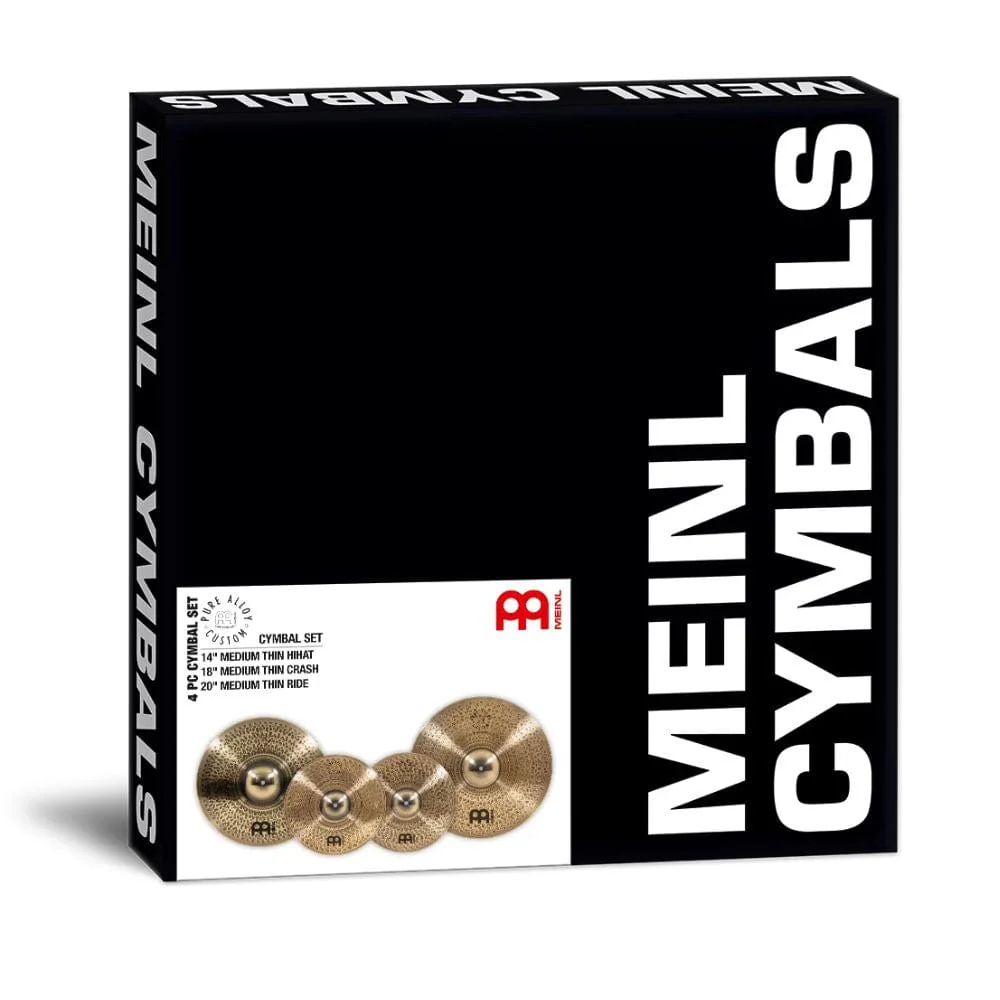 Meinl Cymbals PAC141820 Pure Alloy Custom Cymbal Pack - Image 3