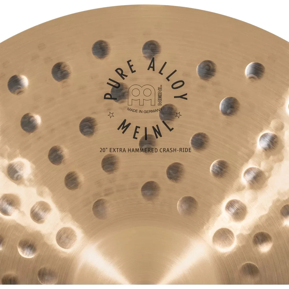 Meinl Pure Alloy Extra Hammered Crash Ride Cymbals - Image 5