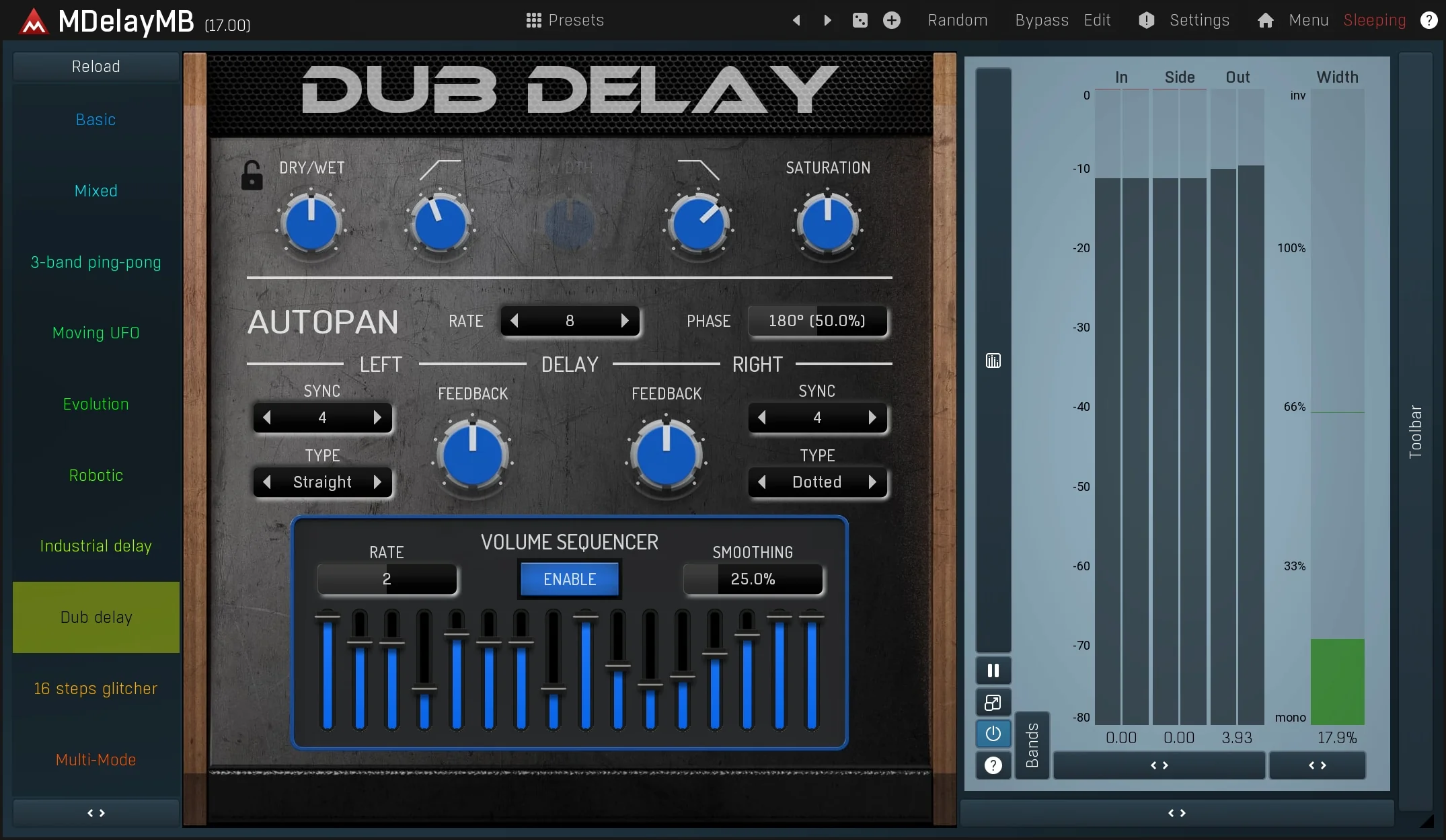 MELDA MDelayMB Delay – Professional Audio Software & Plugin