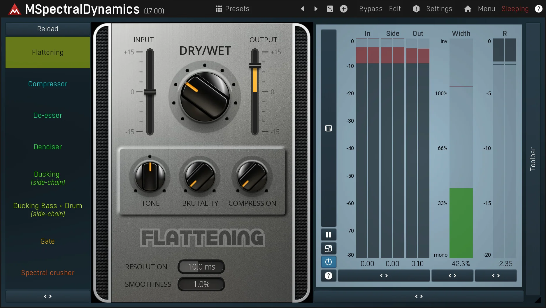 MELDA MSpectralDynamics Multiband Dynamics – Professional Audio Software & Plugin
