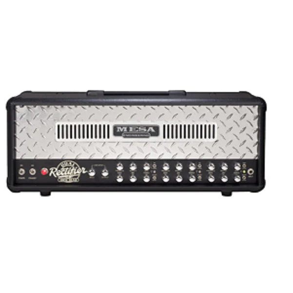 Mesa Boogie Dual Rectifier 100 Watt Electric Guitar Amplifier Head - Diamond Face Plate
