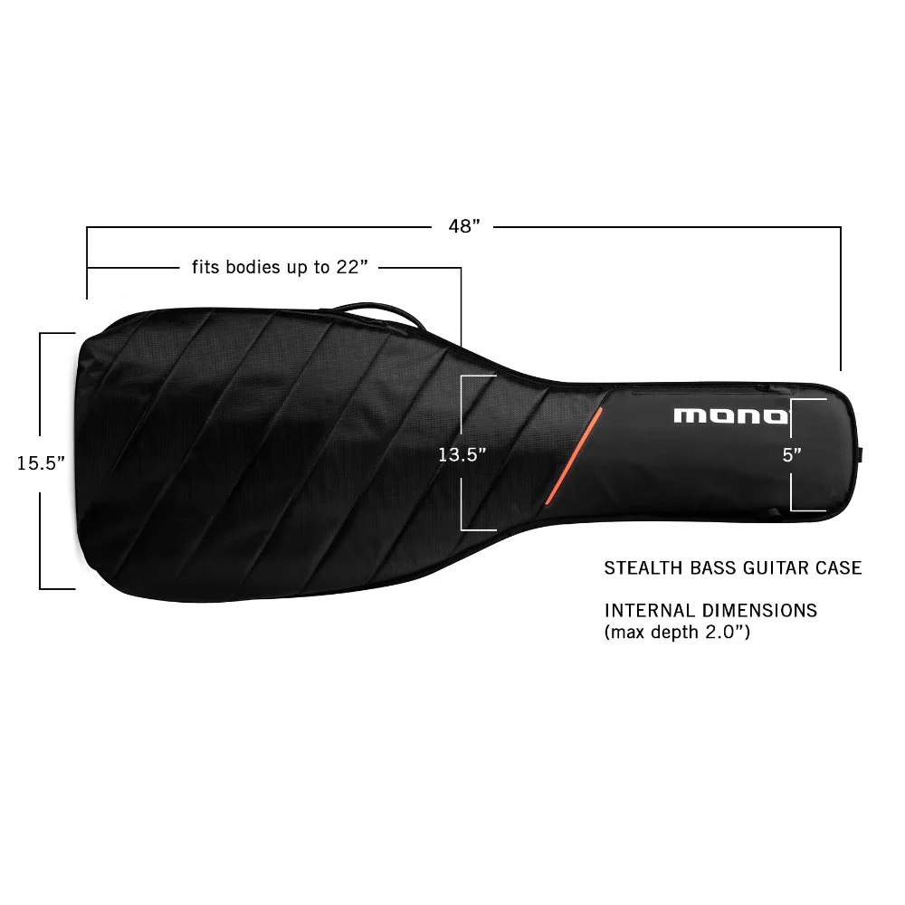 Mono Creators M80-STEB Stealth Electric Bass Guitar Case - Image 7