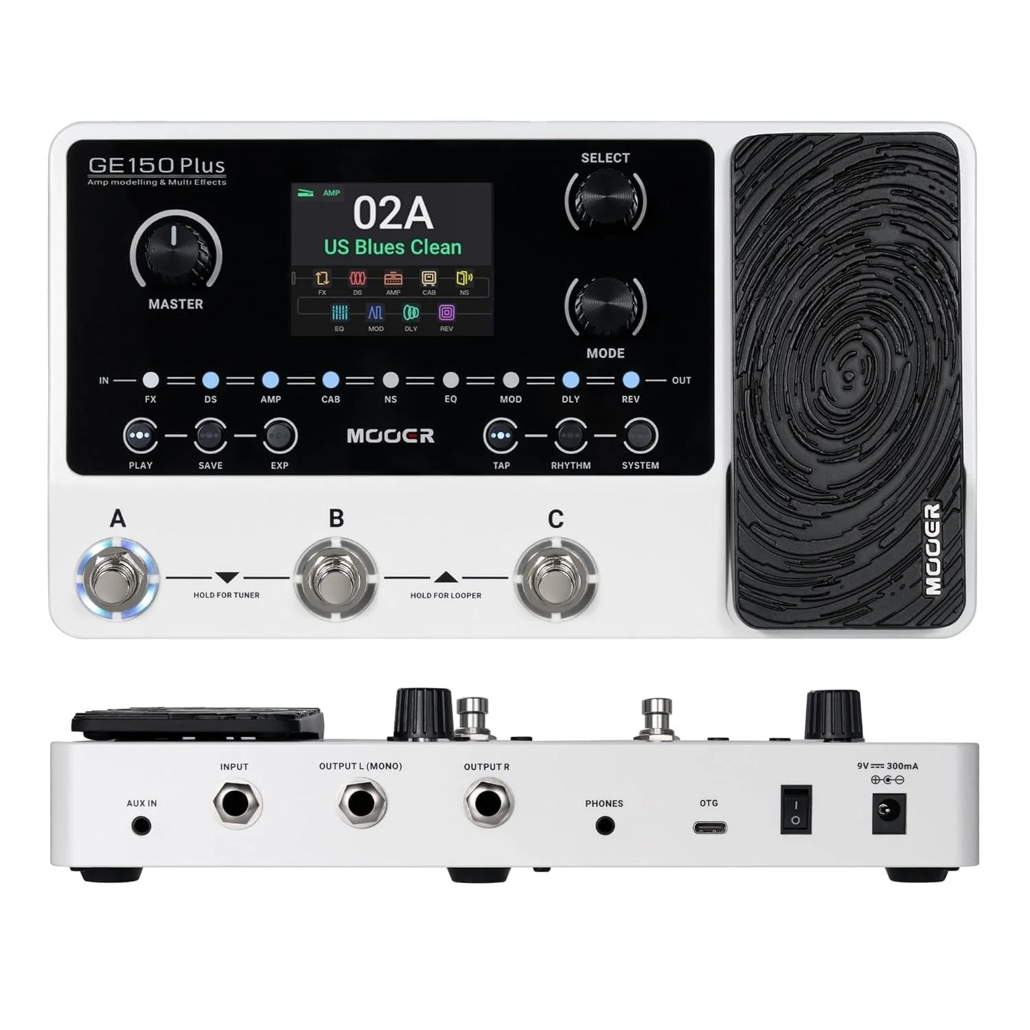 Mooer GE150 Plus Guitar Multi Effects Pedal - Image 6