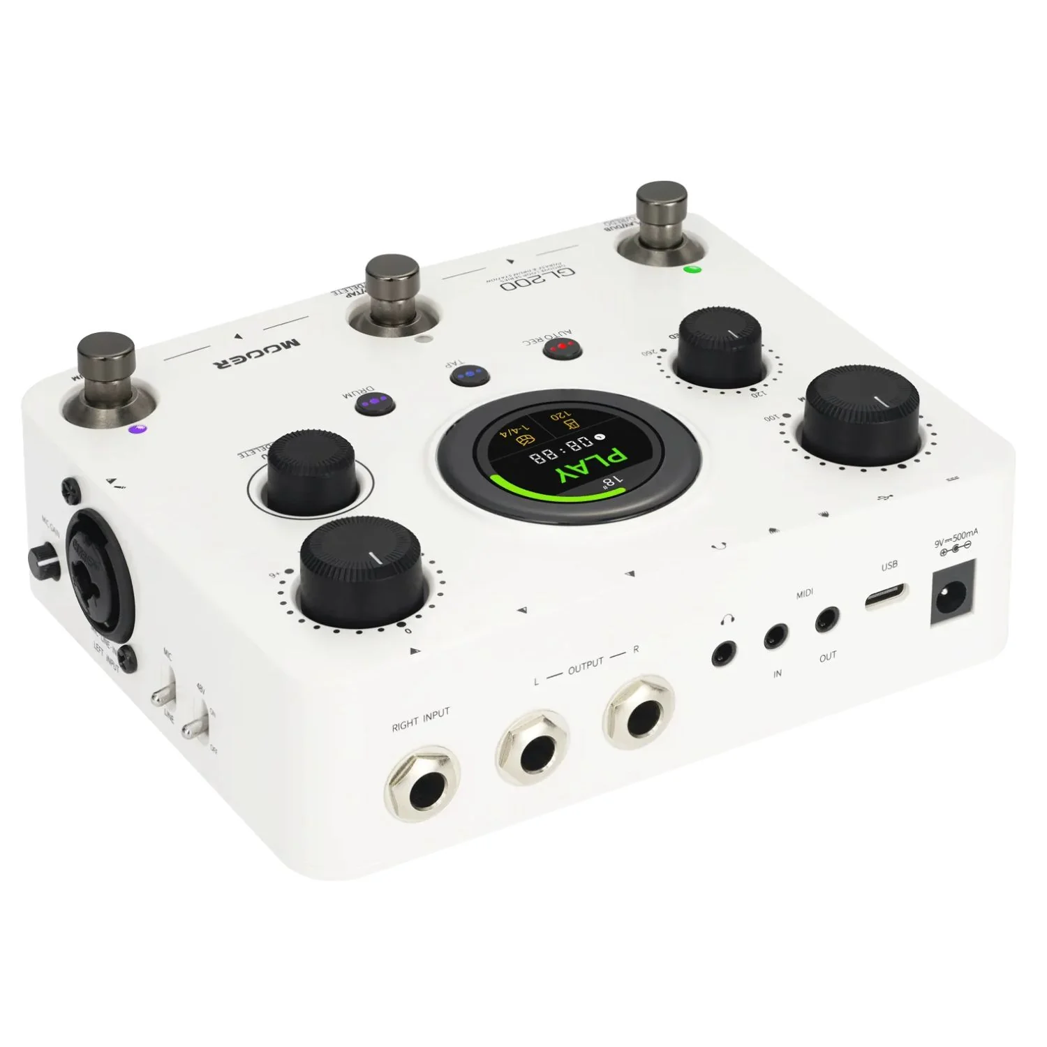 Mooer GL200 Groove Loop Pedal Drum Machine - Image 4