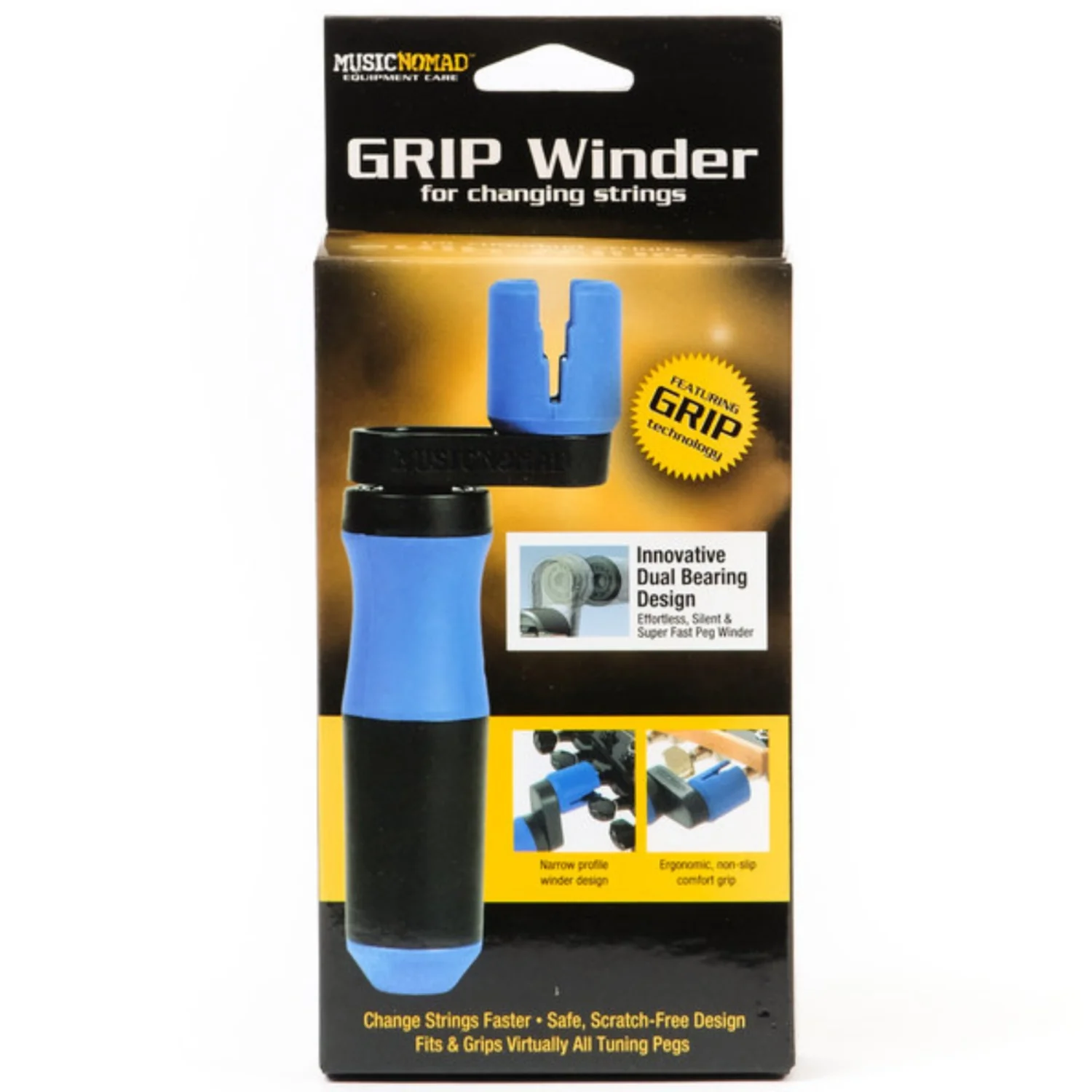 Music Nomad MN221 GRIP Rubber Lined Dual Bearing Peg Winder - Image 10