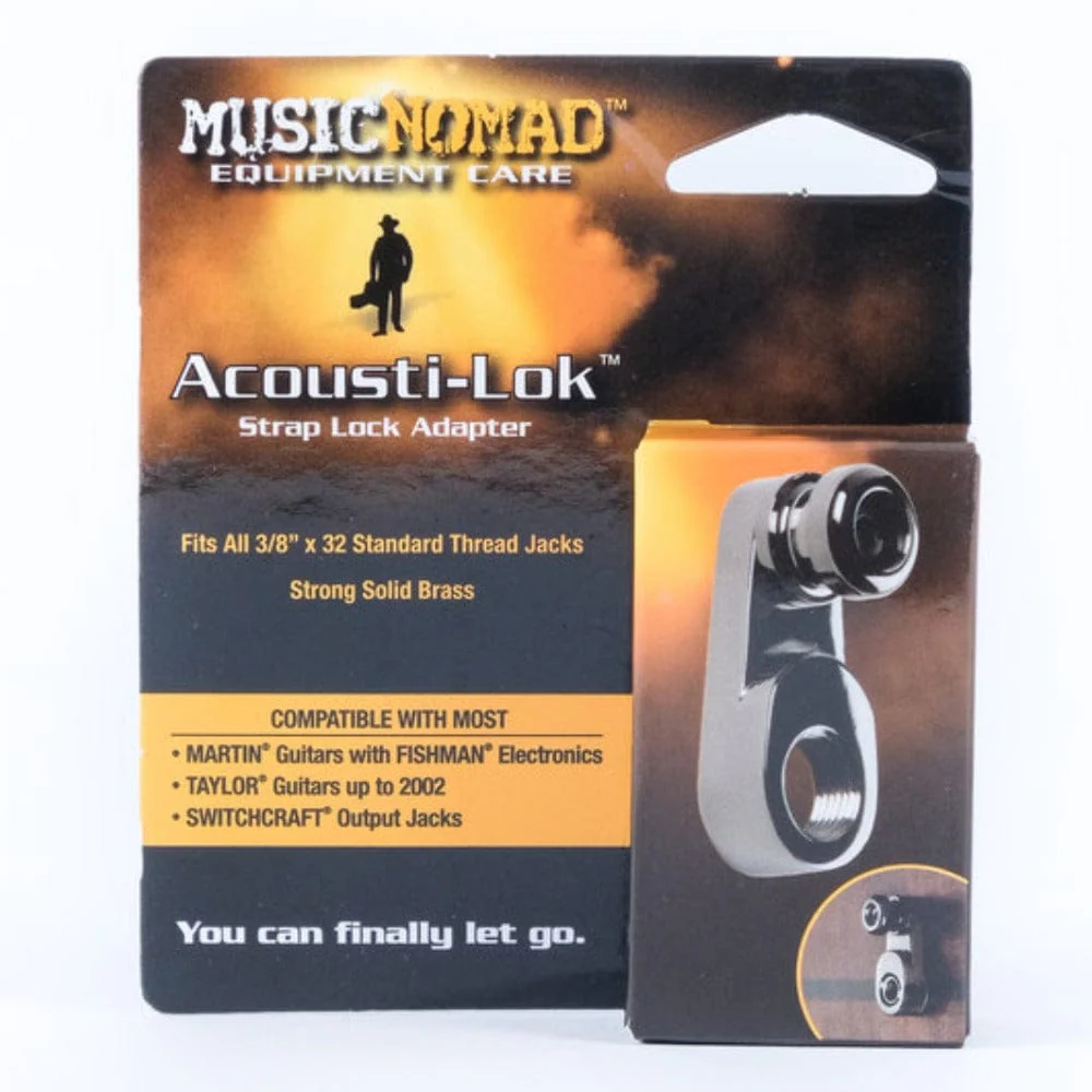 Music Nomad MN270 Acousti-Lok Strap Lock Adapter for Standard Output Jacks - Image 3
