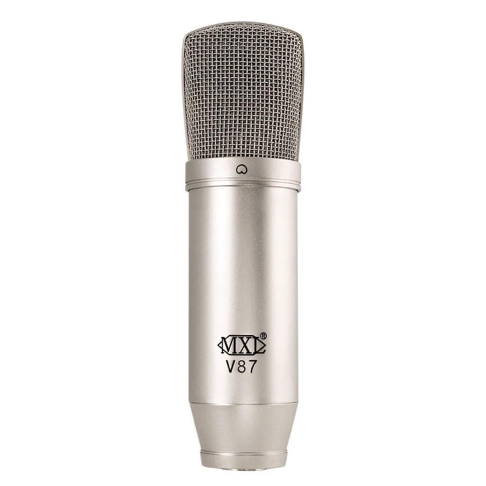 MXL V87 Nickle Plated Low Noise Condenser Microphone - Silver
