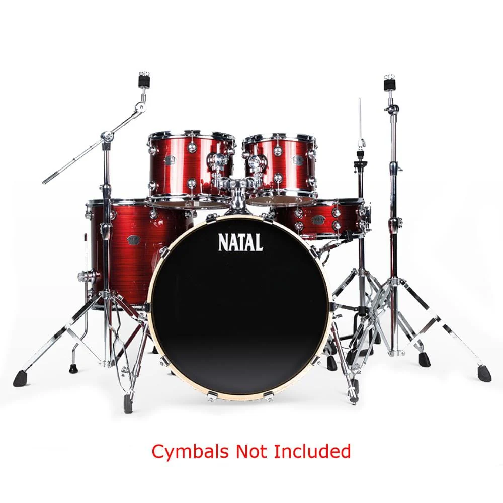 Natal Arcadia Birch Series F20 5 Piece Shell Pack Acoustic Drum Kit With Hardware - Image 7