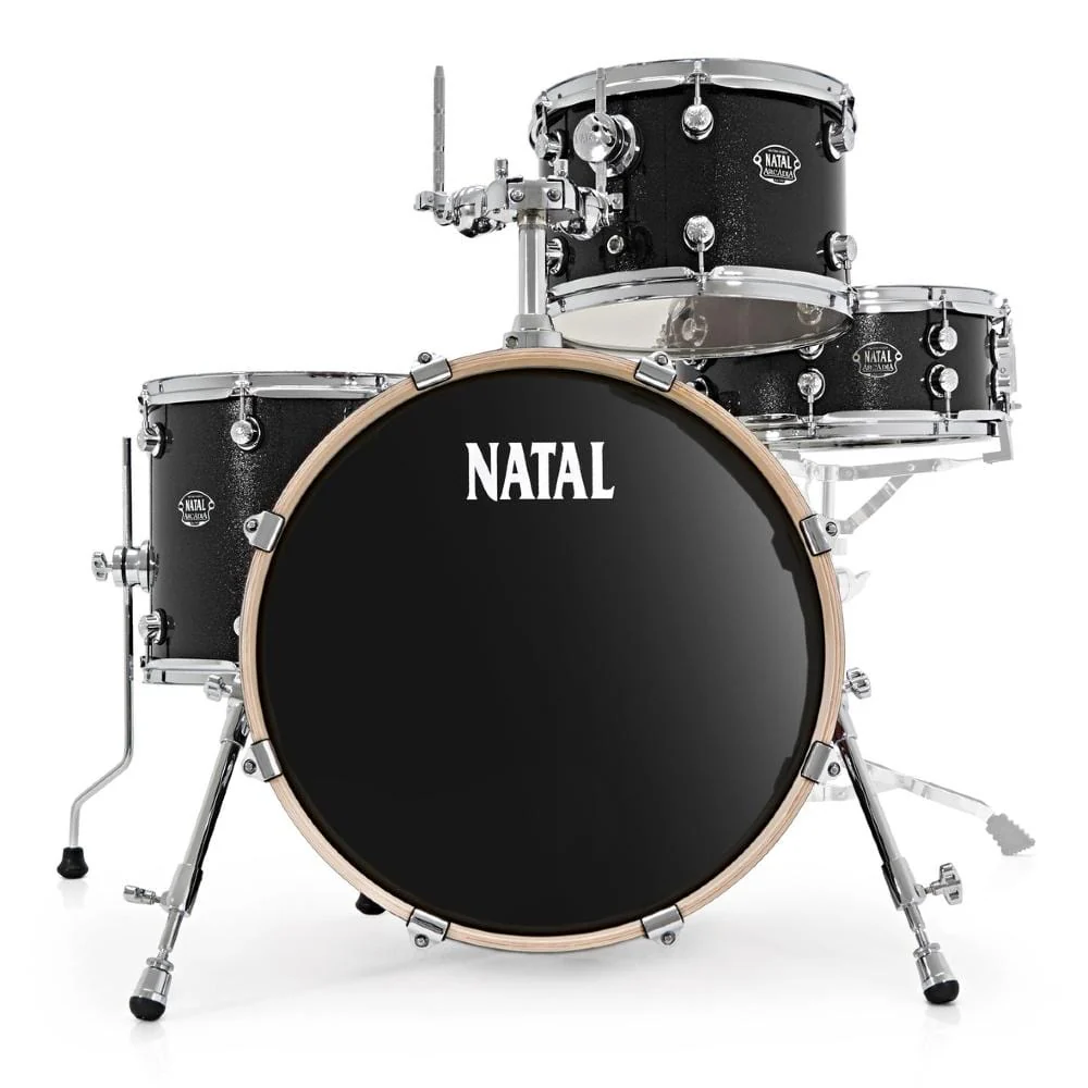 Natal Arcadia Birch Series Traditional Jazz TJ 4 Piece Shell Pack Acoustic Drum Kit - Image 2