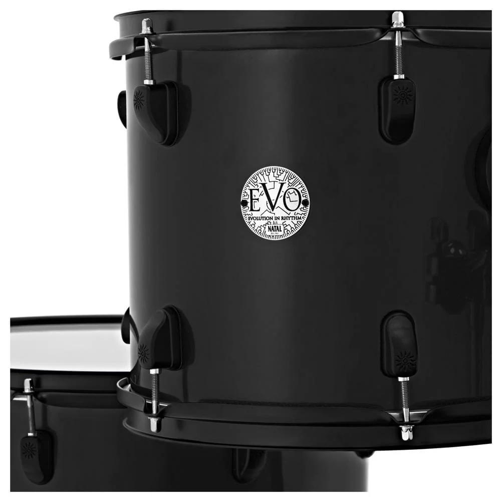 Natal K-EVB-F20 Evolution Fusion 5-Piece Acoustic Drum Kit with Hardware & Cymbals - Image 5