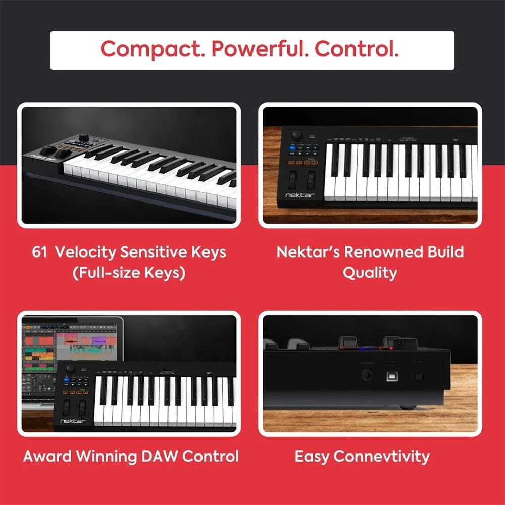 Nektar Impact GX-61 Midi Keyboard - Image 6