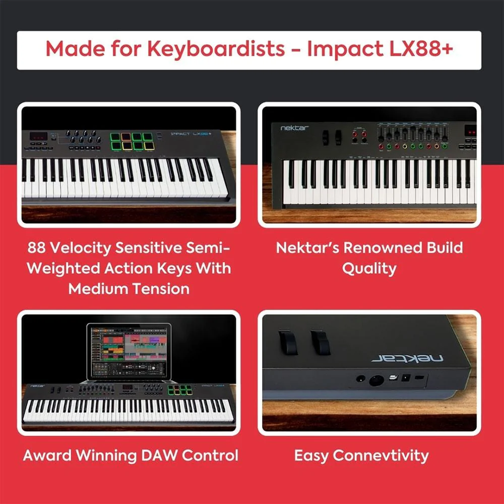 Nektar Impact LX88+ 88-key Midi Keyboard - Image 5
