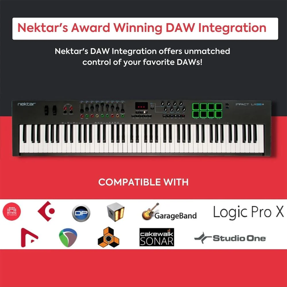 Nektar Impact LX88+ 88-key Midi Keyboard - Image 7