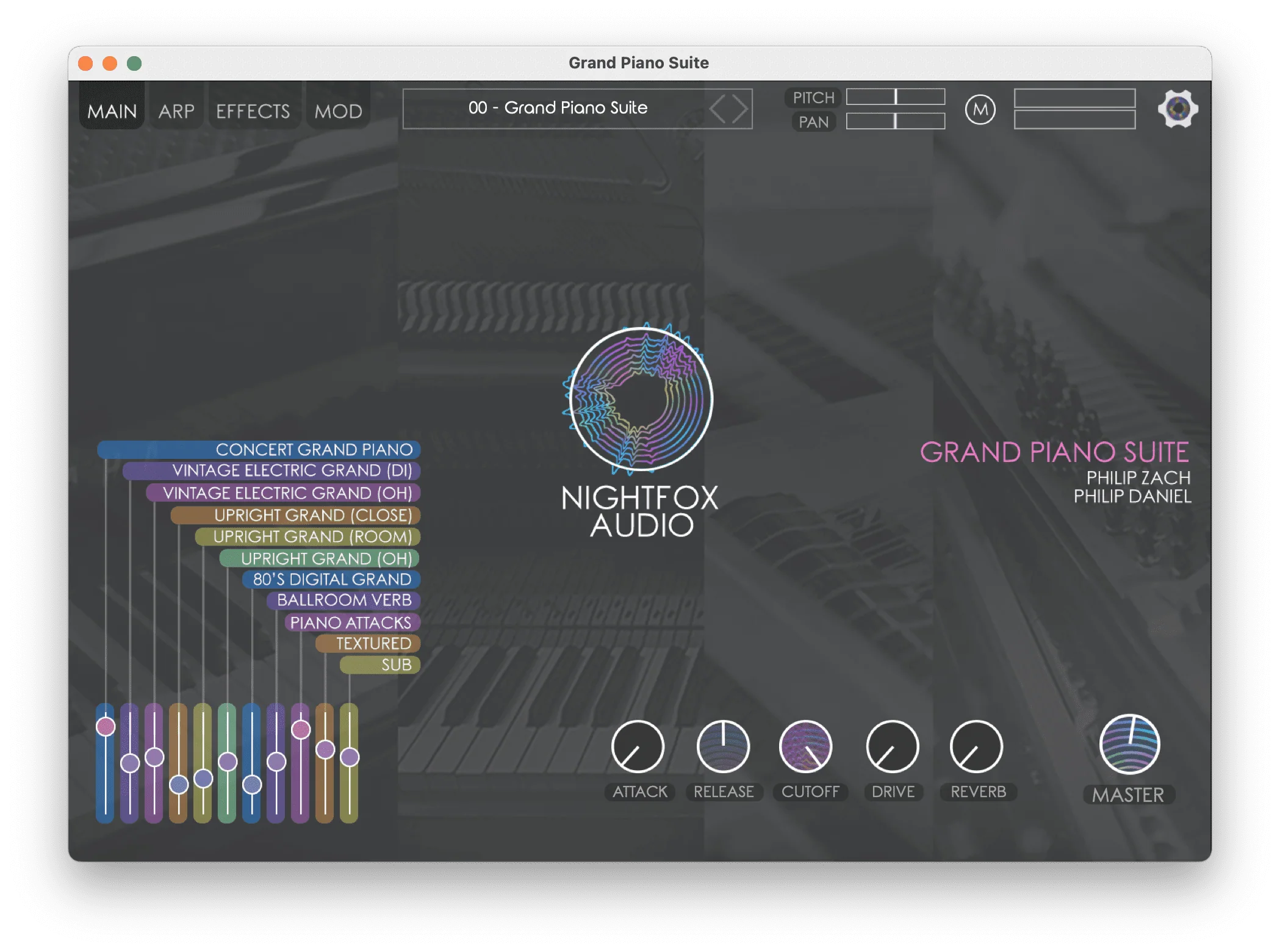 Nightfox Audio Grand Piano Suite: Grand Piano Library – Professional Audio Software & Plugin