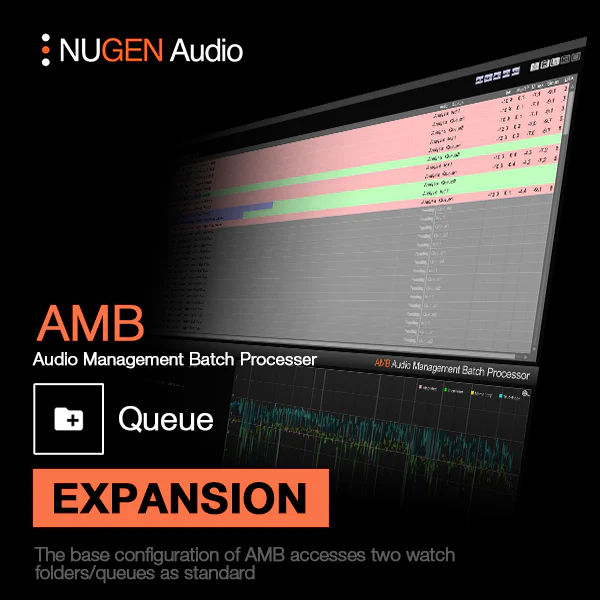 NUGEN AMB Queue expansion Queue Expansion – Professional Audio Software & Plugin