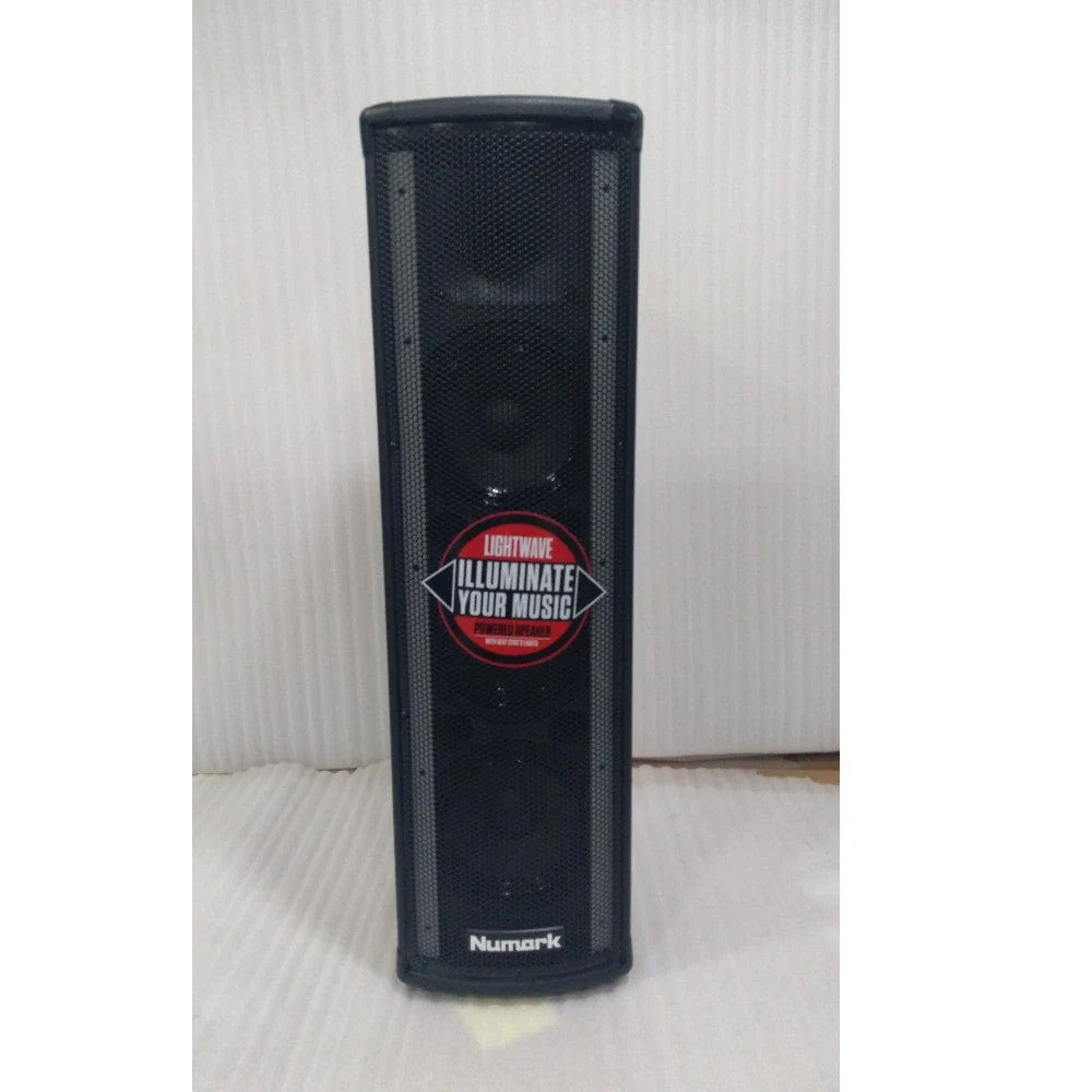 Numark Lightwave DJ Loudspeaker with Built-in Beat Sync’d Light Show - Open Box B Stock