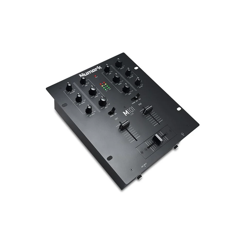 Numark M101USB Black 2-Channel DJ Mixer with USB - Image 2