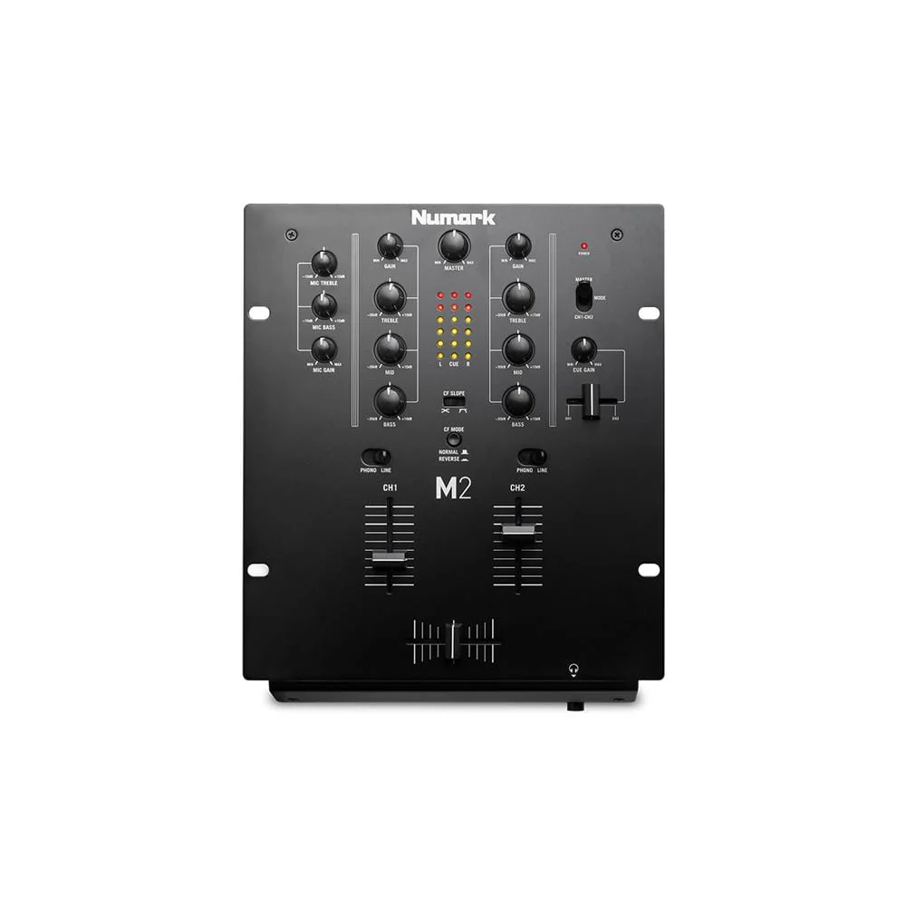 Numark M2 Black 2-Channel DJ Scratch Mixer - Image 2