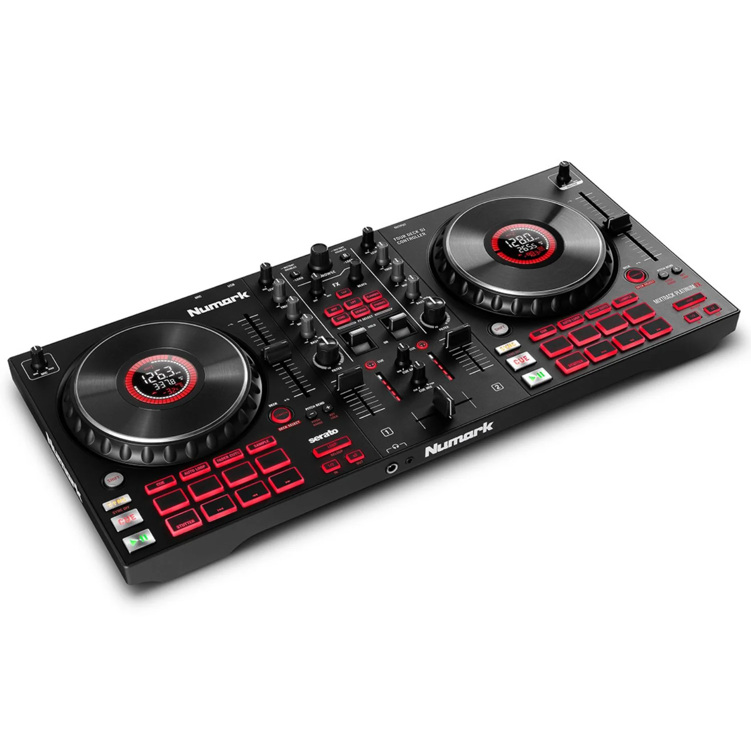 Numark Mixtrack Platinum DJ Controller With Jog Wheel Display - Image 2