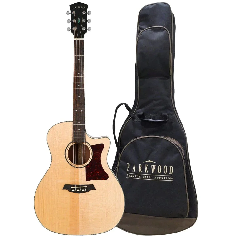 Parkwood GA28 GT GA Series Grand Auditorium Electro Acoustic Guitar with Gigbag