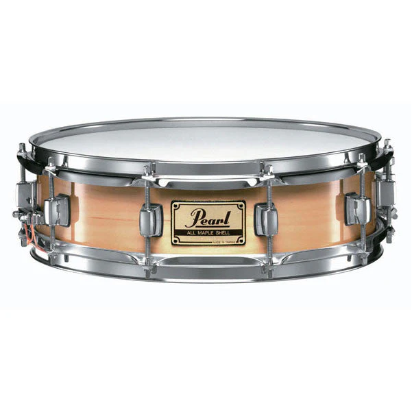Pearl M1440 Maple Shell Piccolo Snare Drum - Exotic Burl Natural
