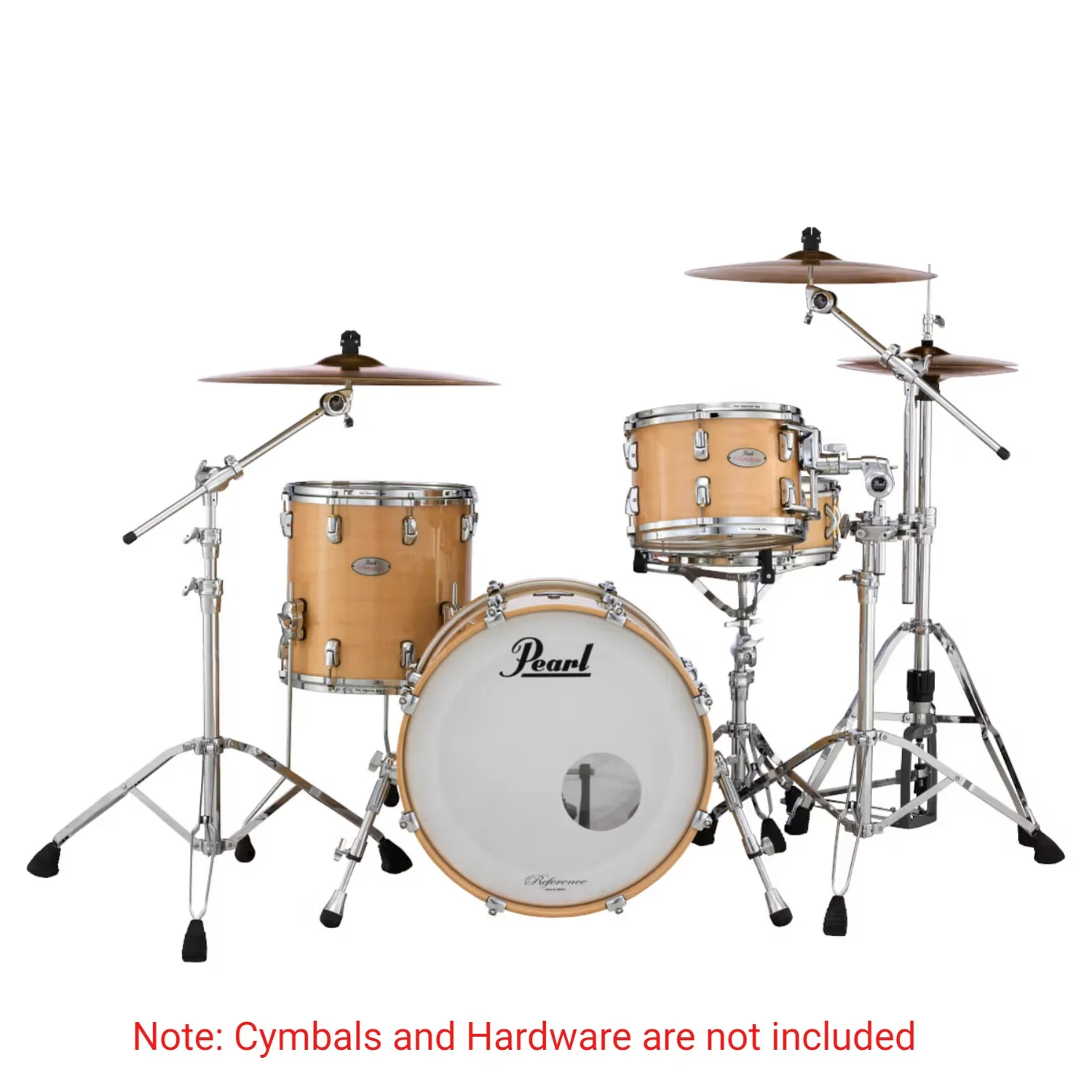 Pearl Reference1 RF1P924XESP-L/C 4 Piece Shell Pack Acoustic Drum Kit with Snare Drum, Adapter Long and Tom Holder Arm - Image 2