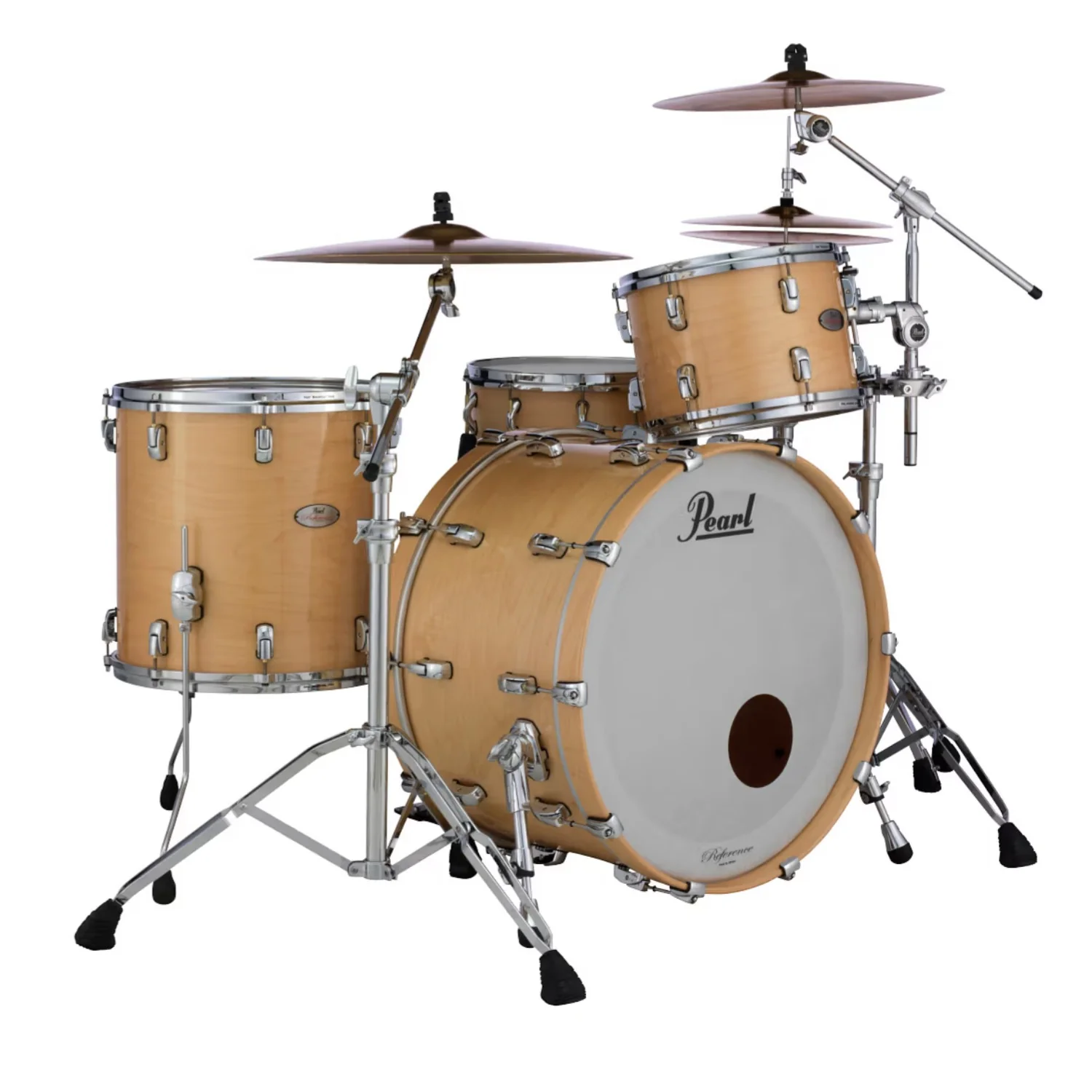 Pearl Reference1 RF1P924XESP-L/C 4 Piece Shell Pack Acoustic Drum Kit with Snare Drum, Adapter Long and Tom Holder Arm - Image 4