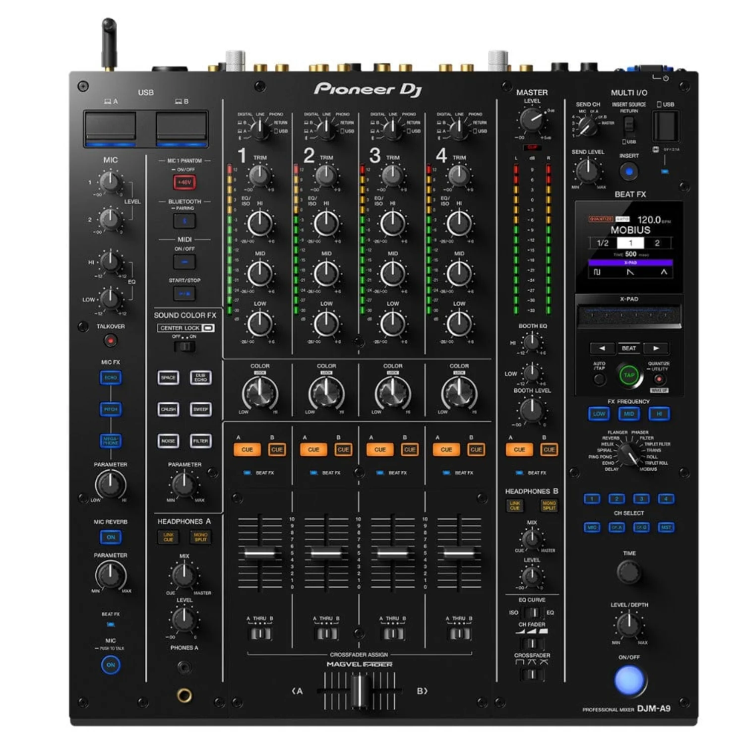 Pioneer DJM-A9 4 Channel Professional DJ Mixer