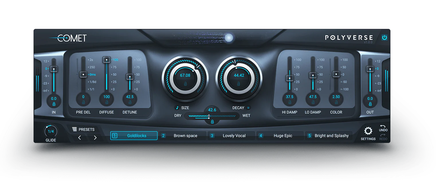 Polyverse Comet Versatile & Lush Reverb Plug-in