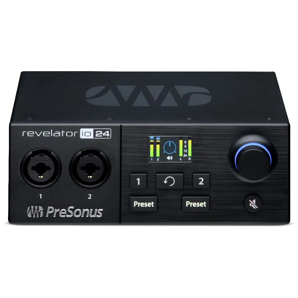 PreSonus Revelator io24 USB Audio Interface with Integrated Loopback Mixer and Effects for Streaming - Image 2
