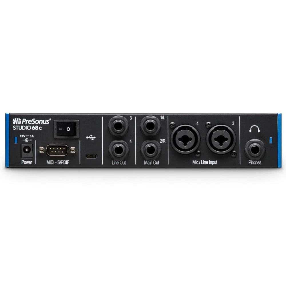 PreSonus Studio 68 c Portable Ultra-High Definition Usb C Audio Interface with Full Version Studio One Artist - Image 2