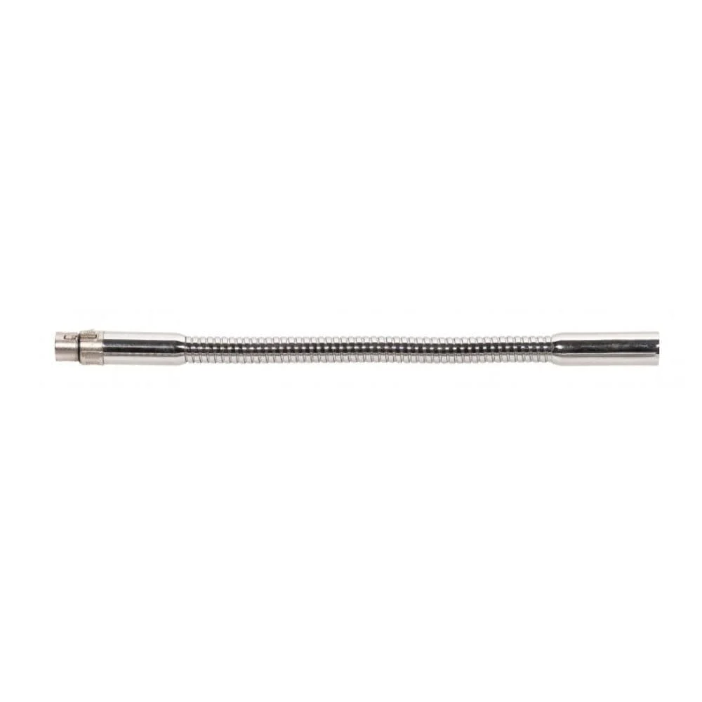 Proel APM50XLR 300mm Metal Gooseneck Fitted with XLR 3 Pole Male/Female Connector