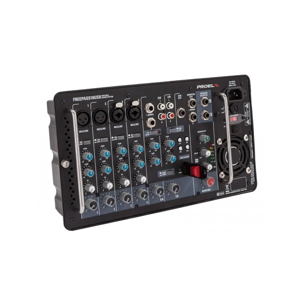 Proel FREEPASS10USB All In One Portable Pa Systems - Image 5