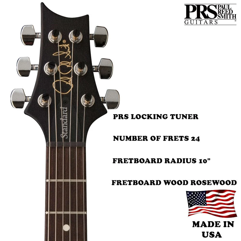 PRS S2 Standard 24 Satin 6-Strings Electric Guitar with Gigbag - Image 4