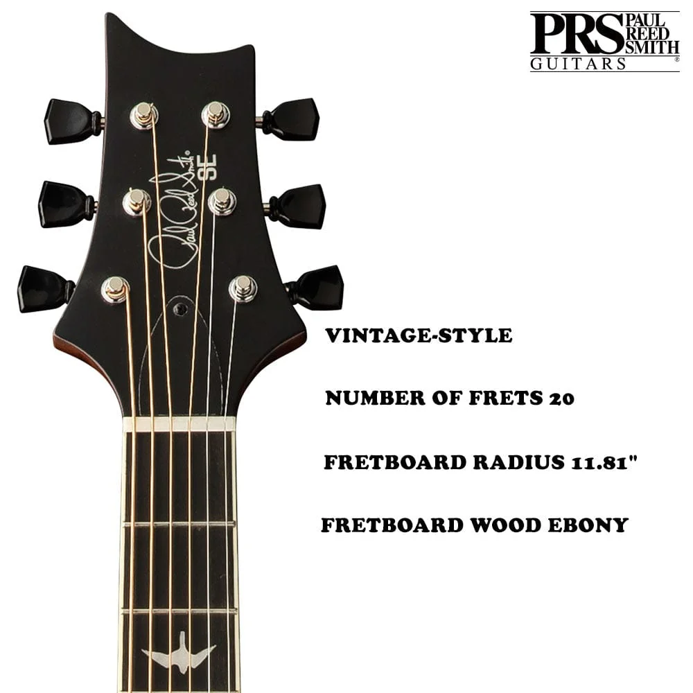 PRS SE P20E Tonare Parlor Electro Acoustic Guitar With Gigbag - Image 12