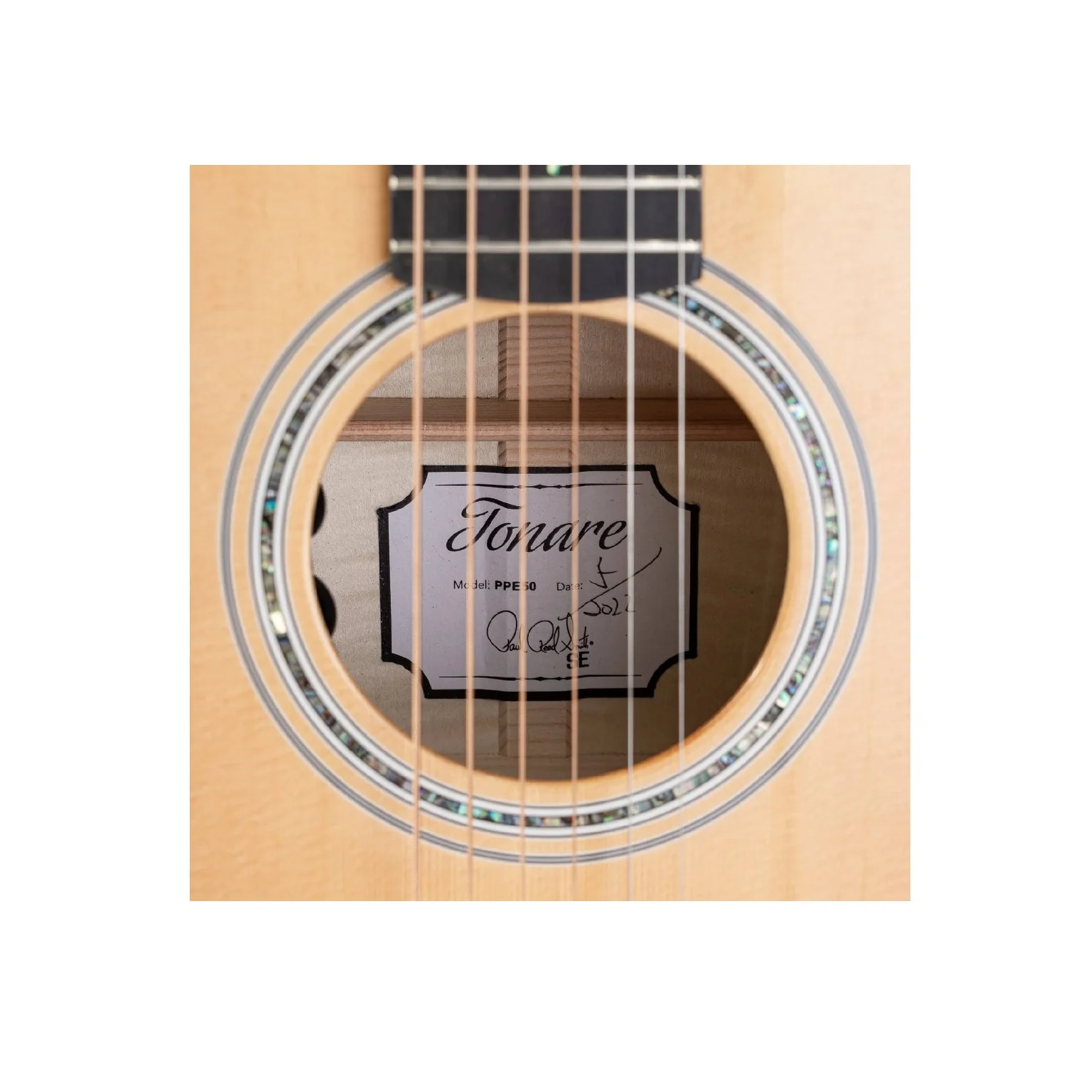 PRS SE P50E Tonare Parlor Electro Acoustic Guitar with Gigbag - Image 2