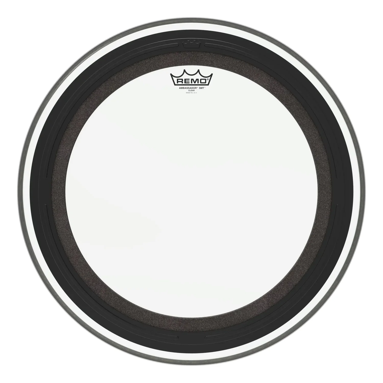 Remo BR-1322-00-SMT 22" USA Ambassador SMT Clear Drumhead
