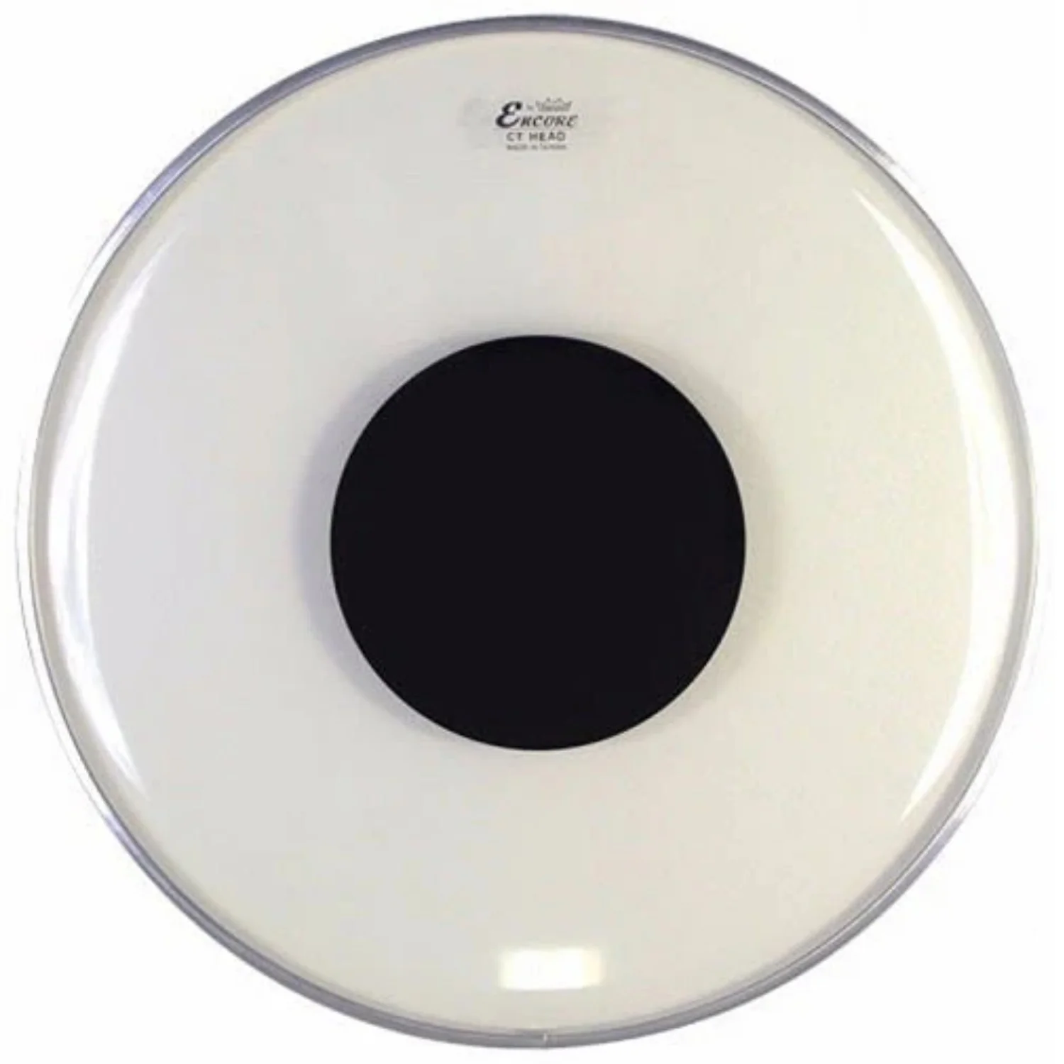 Remo CS Clear Transparent Black Center Batter Drumhead - Image 4