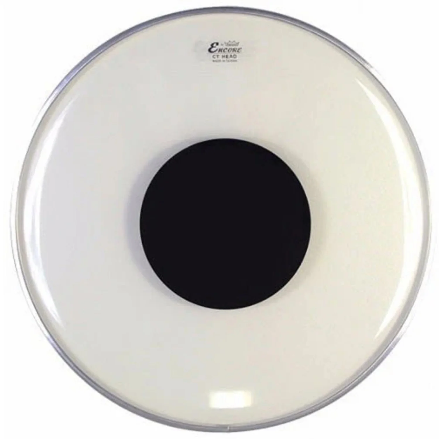 Remo CS Clear Transparent Black Center Batter Drumhead - Image 7