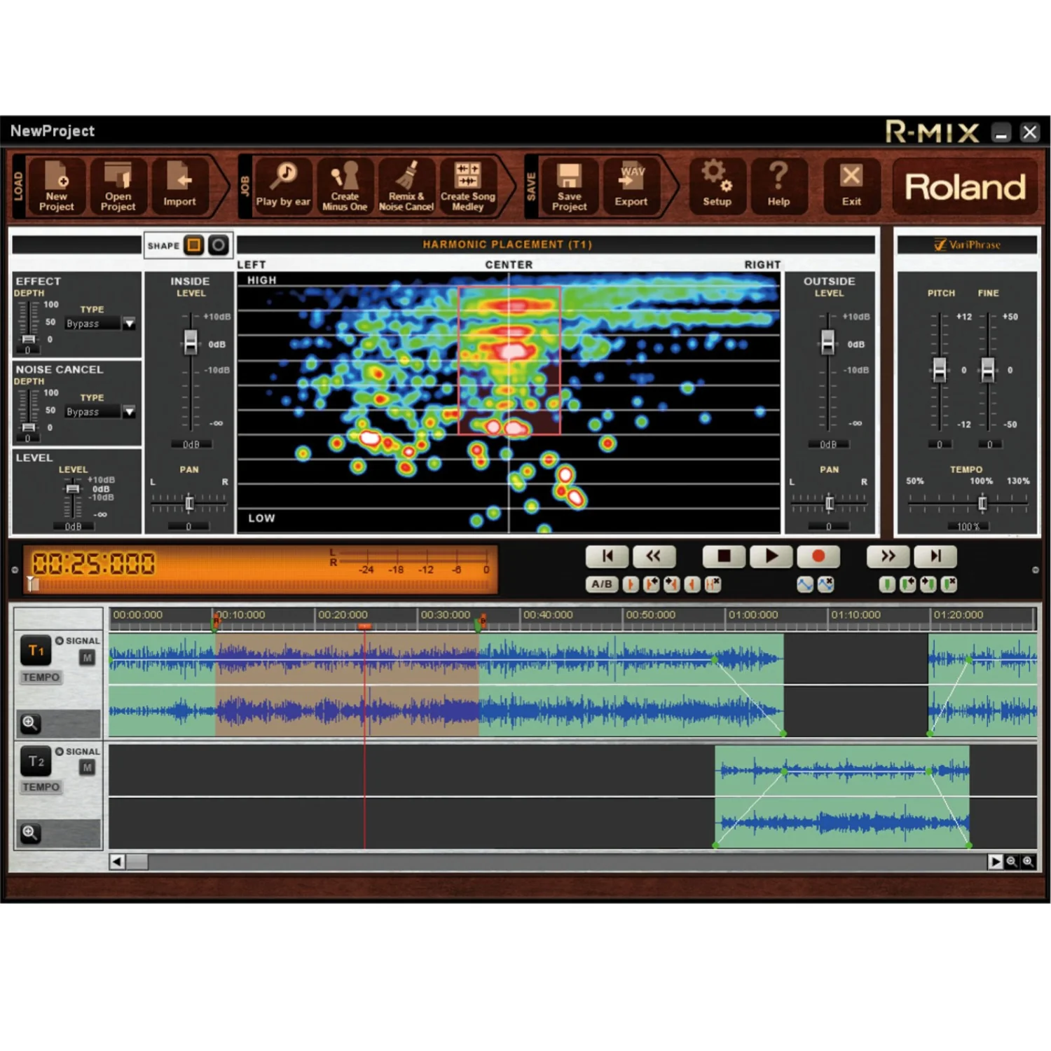 Roland R-MIX Audio Processing Software