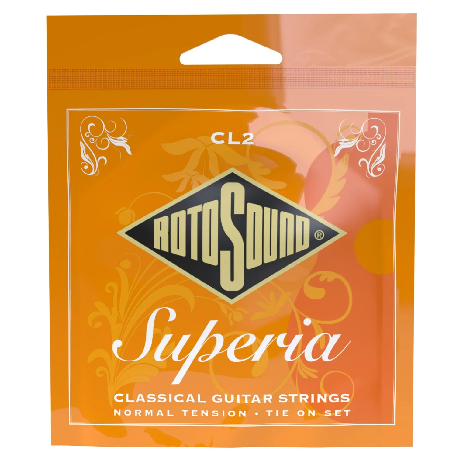 Rotosound CL2 Acoustic Guitar Strings - Superia Classical, Tie On Set - 0.028-0.045